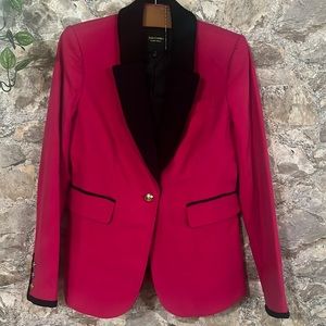 Juicy Couture Pink Blazer With Gold Buttons